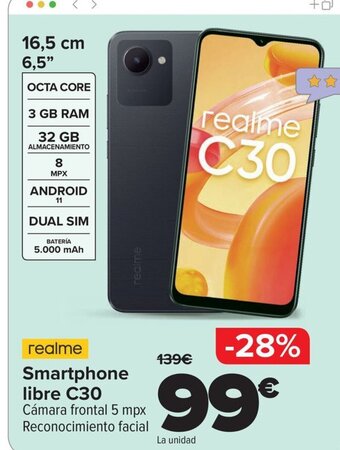 Carrefour Smartphone libre C30 oferta
