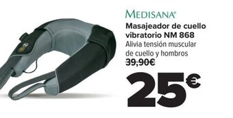 Carrefour MEDISANA Masajeador de cuello vibratorio NM 868 oferta