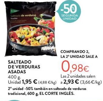 Hipercor SALTEADO DE VERDURAS ASADAS oferta