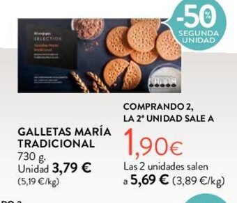 Hipercor GALLETAS MARÍA TRADICIONAL oferta