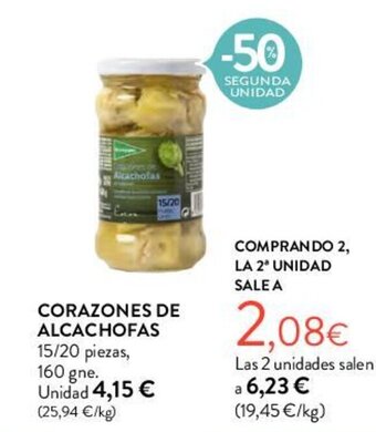 Hipercor CORAZONES DE ALCACHOFAS oferta