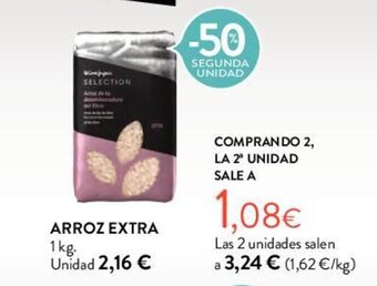 Hipercor ARROZ EXTRA oferta