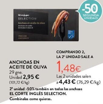 Hipercor ANCHOAS EN ACEITE DE OLIVA oferta
