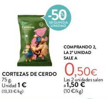 Hipercor CORTEZAS DE CERDO oferta