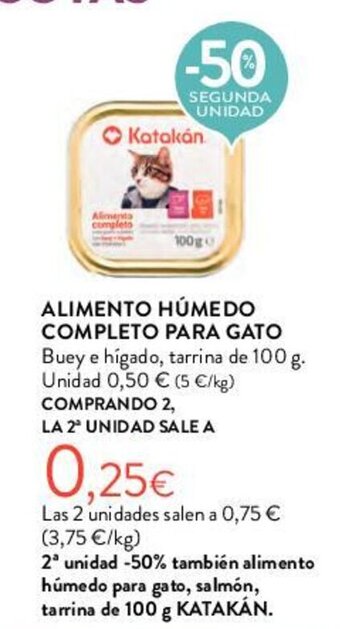 Hipercor ALIMENTO HÚMEDO COMPLETO PARA GATO oferta