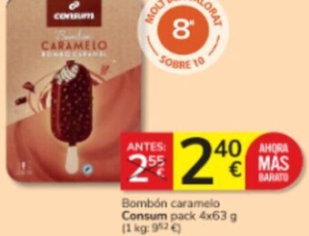 Consum Bombón caramelo Consum oferta