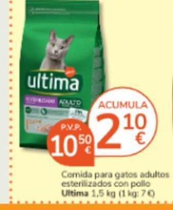 Consum Comida para gatos adultos esterilizados con pollo Ultima oferta