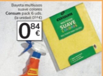 Consum Bayeta multiusos suave colores oferta