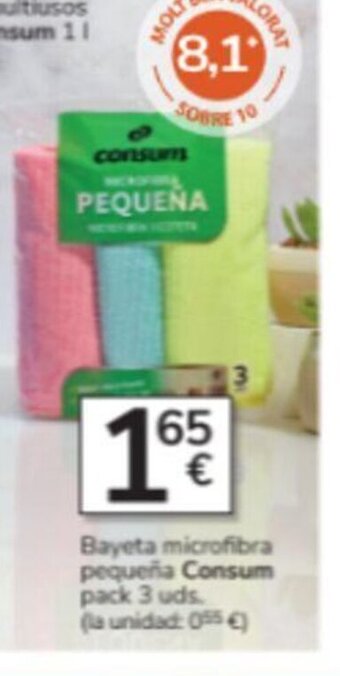 Consum Bayeta microfibra pequeñia oferta