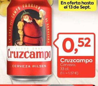 Suma Supermercados Cruzcampo oferta