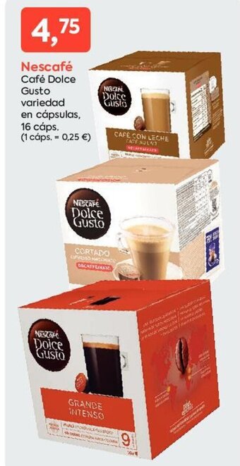 Suma Supermercados Nescafé Café Dolce Gusto variedad oferta