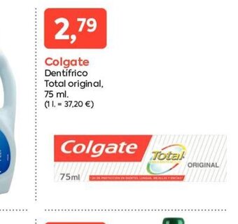 Suma Supermercados Colgate oferta