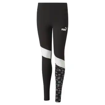 Decathlon Leggings niños essentials+ animal block puma negro oferta