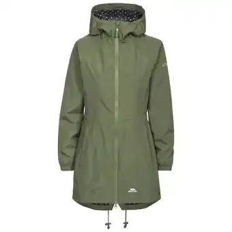 Decathlon Chaqueta impermeable para mujer musgo oferta