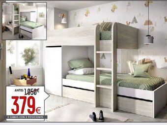 Atrapamuebles 2 CAMAS CON 2 POSICIONES oferta