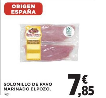 Hipercor SOLOMILLO DE PAVO MARINADO ELPOZO. oferta