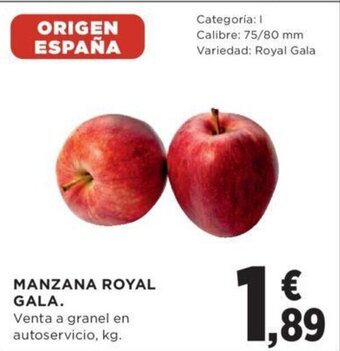 Hipercor MANZANA ROYAL GALA. oferta