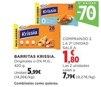 Hipercor BARRITAS KRISSIA. oferta