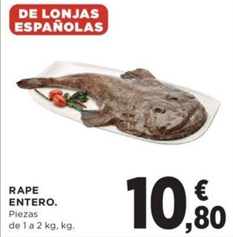 Hipercor RAPE ENTERO. oferta