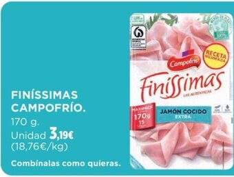 Hipercor FINÍSSIMAS CAMPOFRÍO. oferta