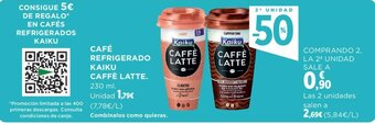 Hipercor CAFÉ REFRIGERADO KAIKU CAFFÈ LATTE. oferta