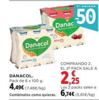 Hipercor DANACOL. oferta