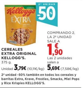 Hipercor CEREALES EXTRA ORIGINAL KELLOGG'S. oferta