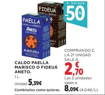 Hipercor CALDO PAELLA MARISCO O FIDEUÁ ΑΝΕΤΟ. oferta
