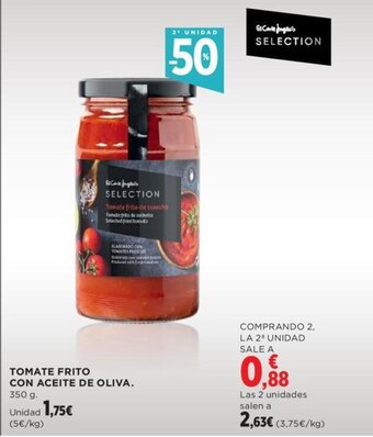 Hipercor TOMATE FRITO CON ACEITE DE OLIVA. oferta