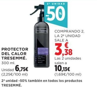 Hipercor PROTECTOR DEL CALOR TRESEMMÉ. 300 ml. oferta