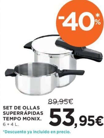 Hipercor SARTÉN DE ALUMINIO FUNDIDO TASTY MONIX. 24 cm. oferta