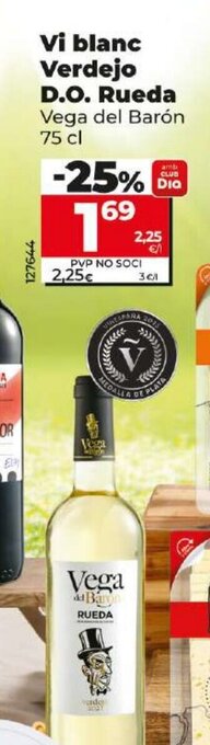 Dia Vi blanc Verdejo D.O. Rueda oferta