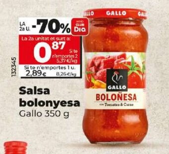 Dia Salsa bolonyesa oferta