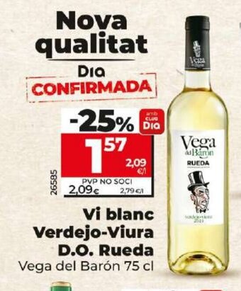 Dia Vi blanc Verdejo-Viura D.O. Rueda oferta