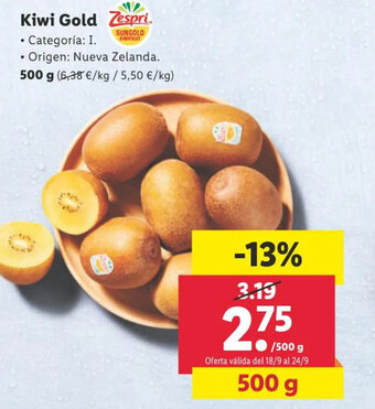Lidl Kiwi Gold oferta