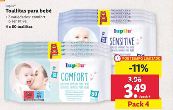 Lidl Lupilu Toallitas para bebé oferta