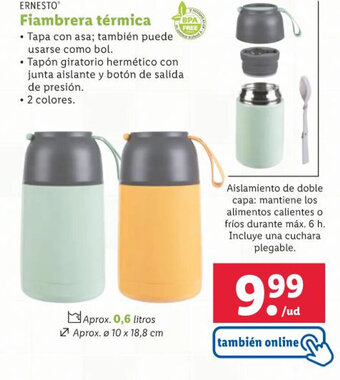 Lidl Fiambrera térmica oferta