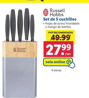 Lidl Set de 5 cuchillos oferta