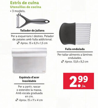 Lidl Estris de cuina oferta