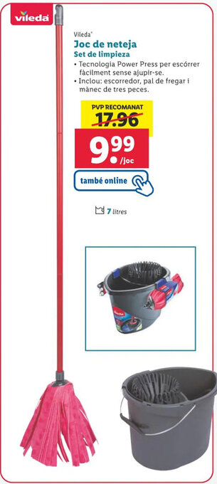Lidl Vileda Joc de neteja oferta