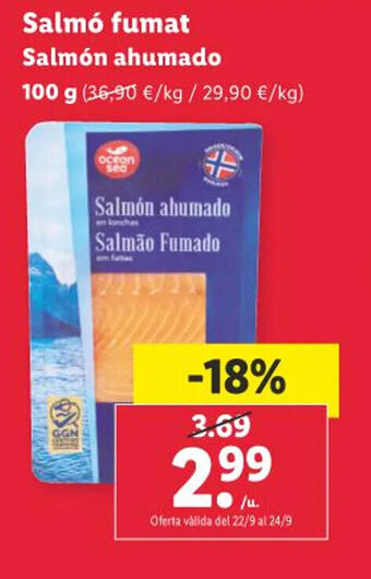 Lidl Salmó fumat oferta