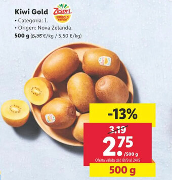 Lidl Kiwi Gold oferta