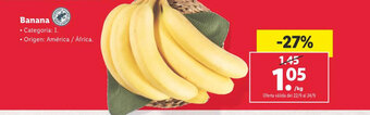 Lidl Banana oferta
