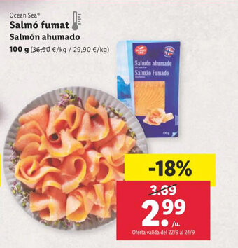 Lidl Ocean Sea Salmó fumat oferta