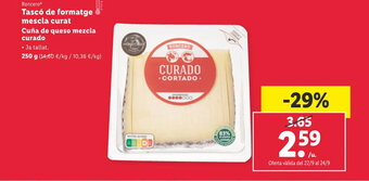 Lidl Roncero Tascó de formatge mescla curat oferta