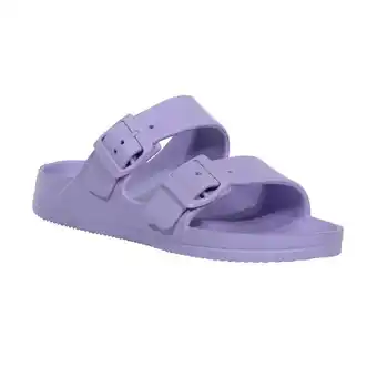 Decathlon Sandalias brooklyn slipon diseño tiras dobles para mujer lila pastel oferta