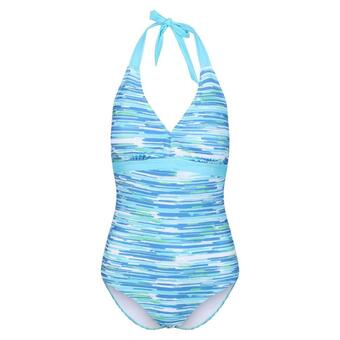 Decathlon Bañador entero de una pieza flavia pincelada para mujer marina oferta