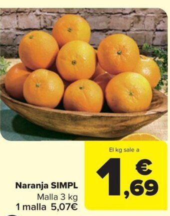 Carrefour Naranja SIMPL oferta