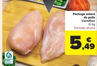 Carrefour Pechuga entera de pollo Carrefour oferta