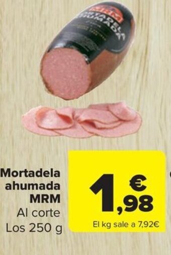 Carrefour Mortadela ahumada MRM oferta